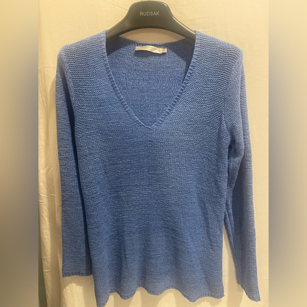 La contemporaine (simons ) Women's Blue V-Neck Sweater long sleeve large